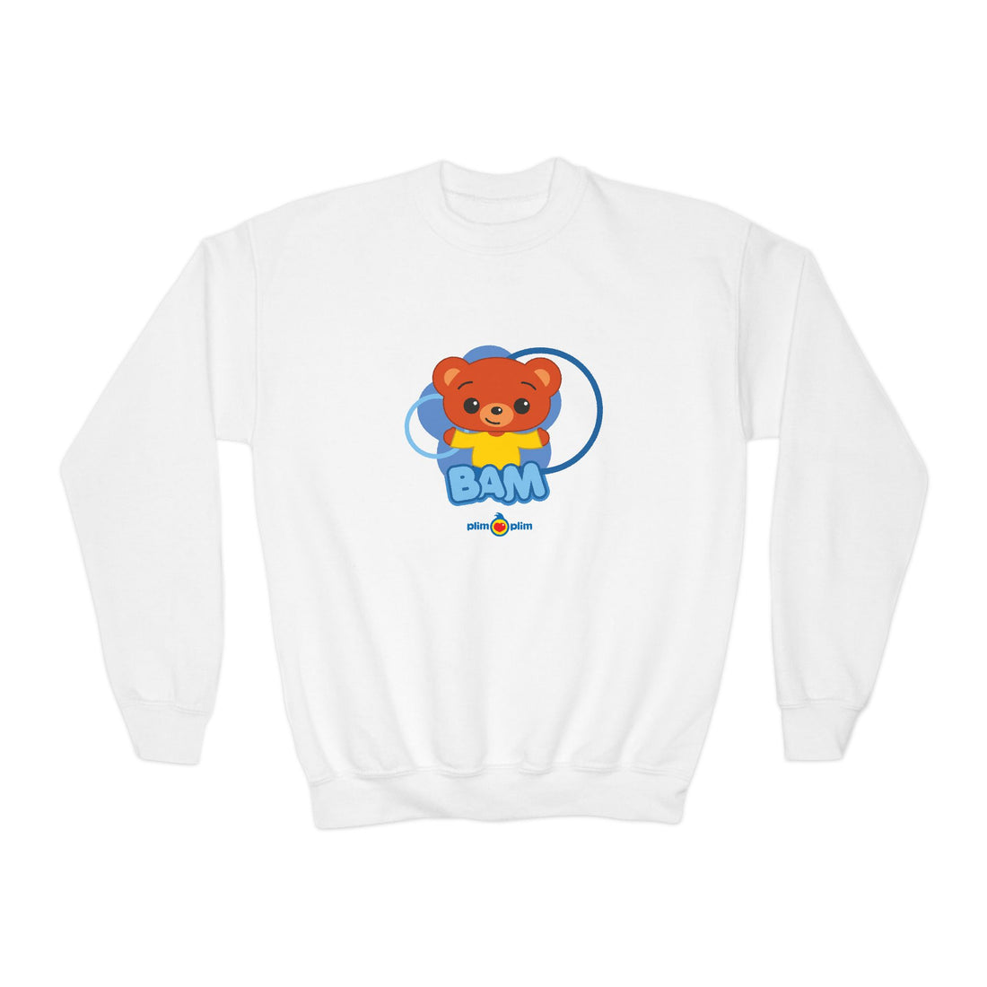 Plim Plim Sudadera Juvenil de Cuello Redondo Bam