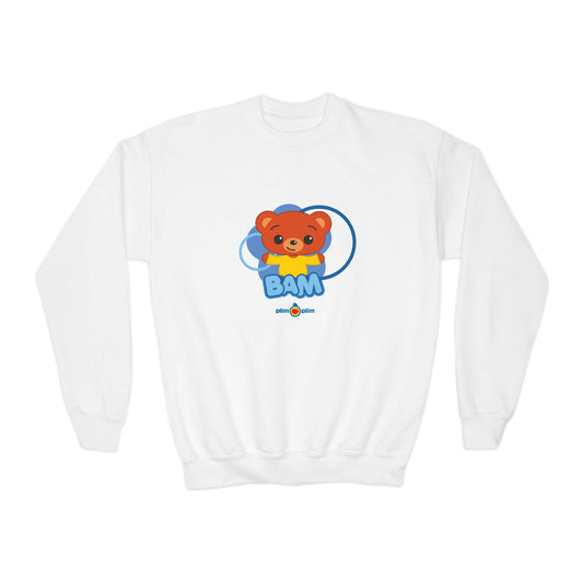 Plim Plim Sudadera Juvenil de Cuello Redondo Bam