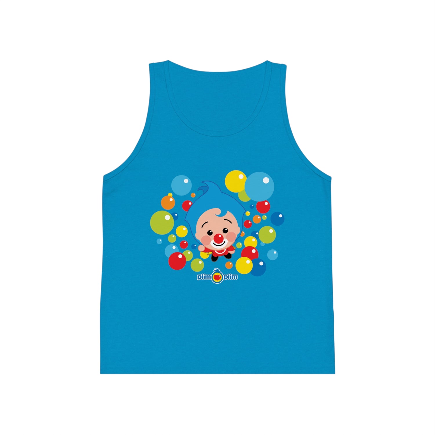 Plim Plim Camiseta de Tirantes de Niños Burbujas