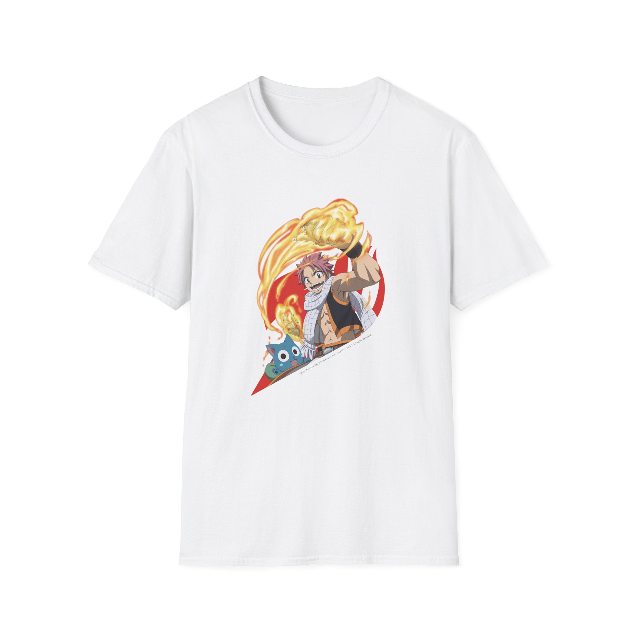 FAIRY TAIL - "Natsu &amp; Happy in Flames" T-shirt