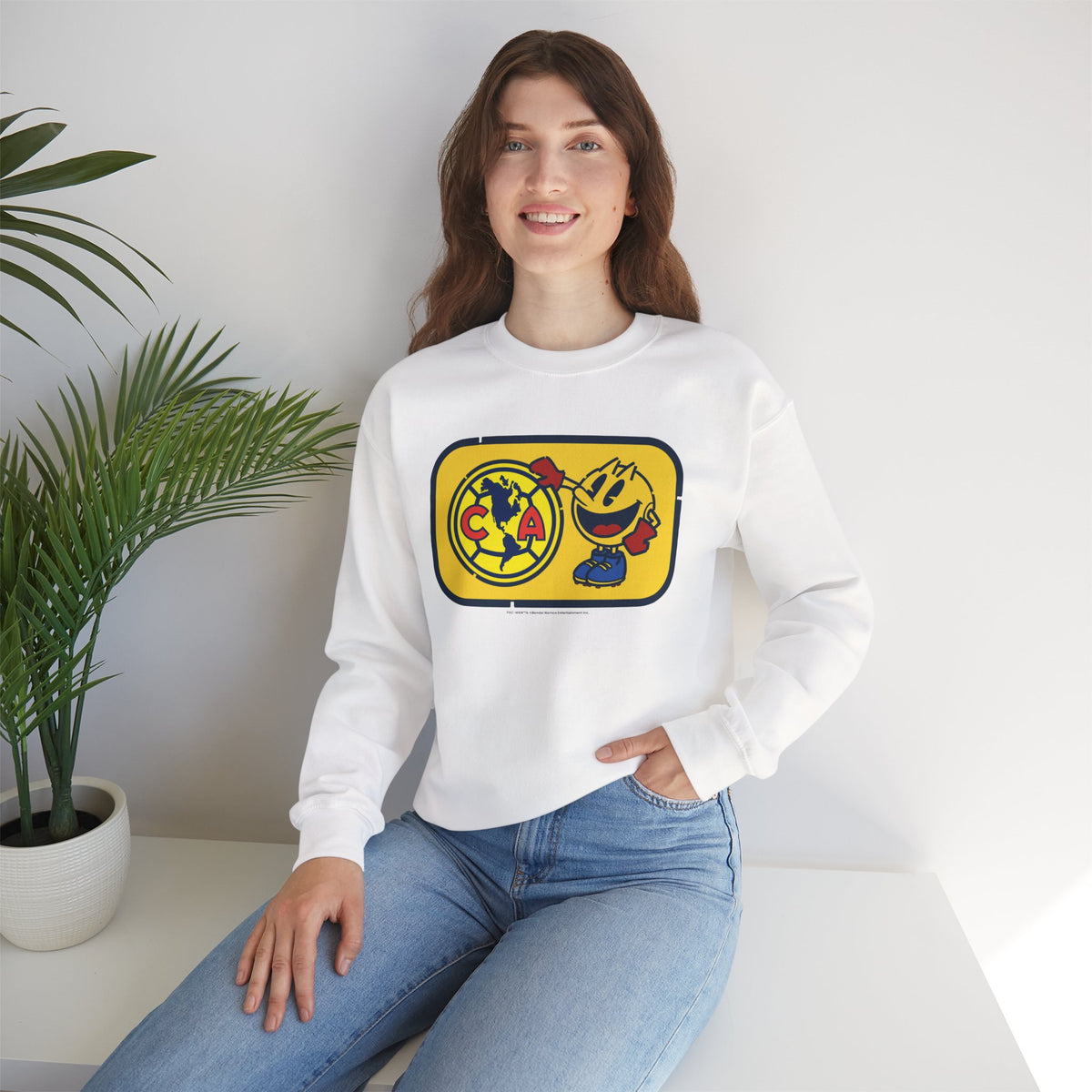 Club América x PAC-MAN - Sweatshirt – official Club América x PAC-MAN licensed merch (view 2)
