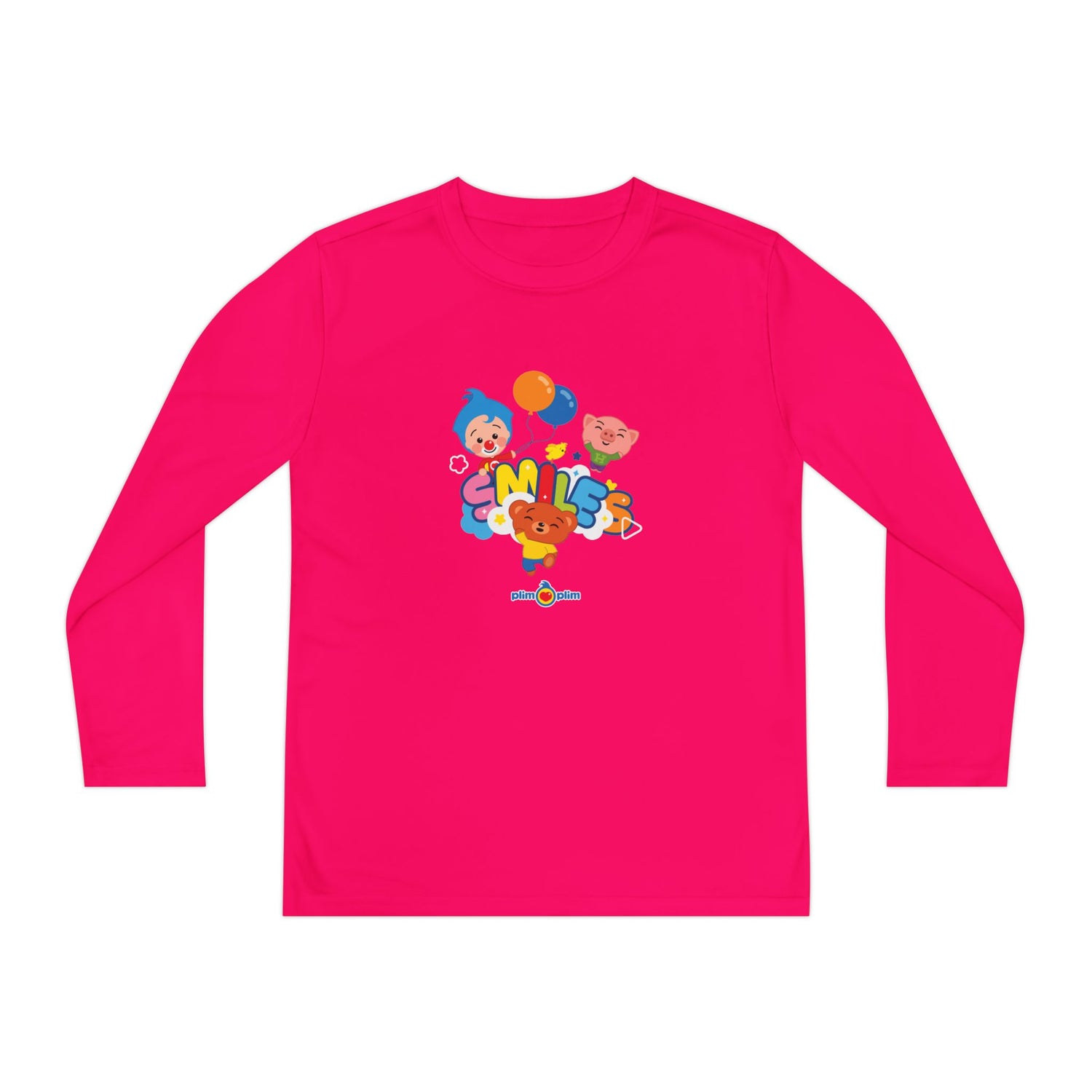 Plim Plim Camiseta Juvenil Manga Larga Smiles