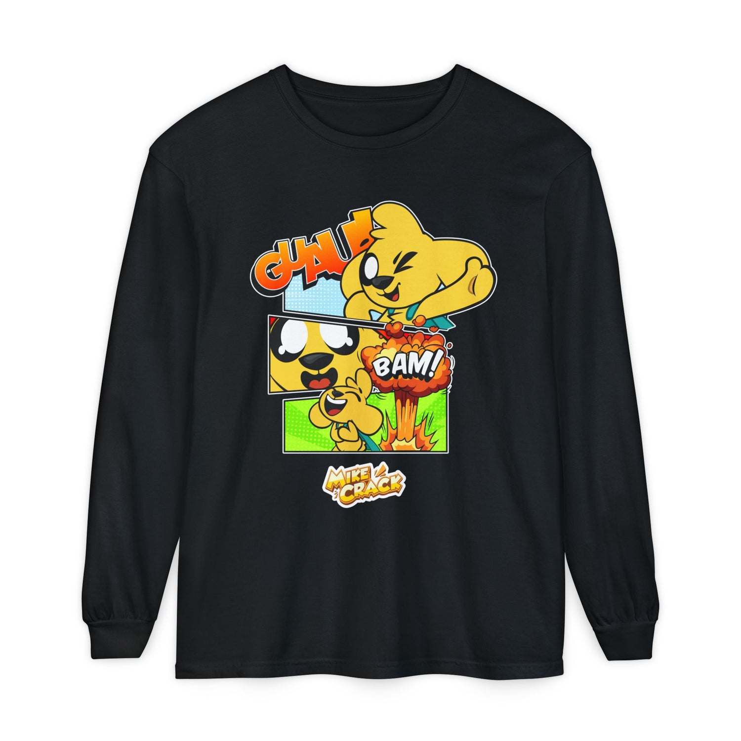 Camiseta de manga larga unisex Mikecrack 