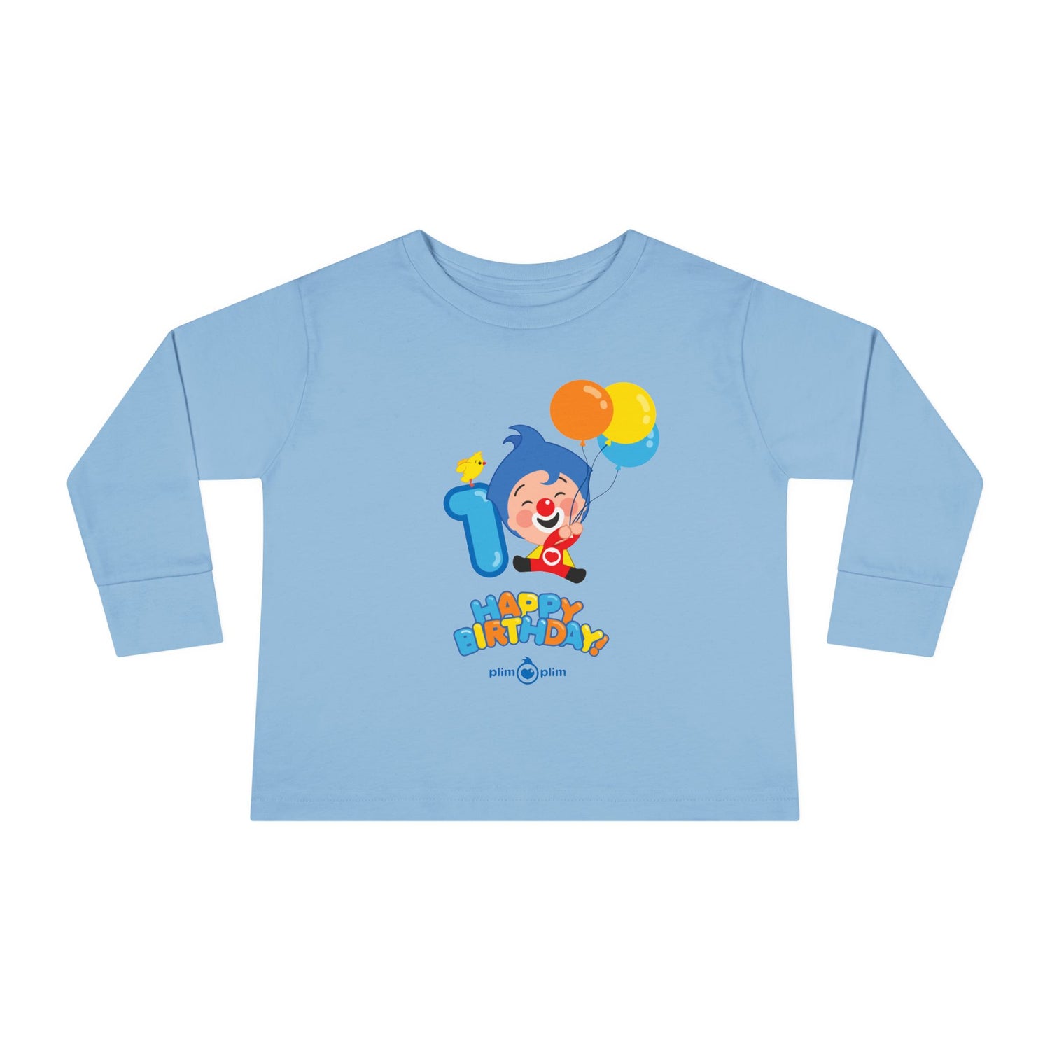 Plim Plim Camiseta Manga Larga de Niños Cumple 1