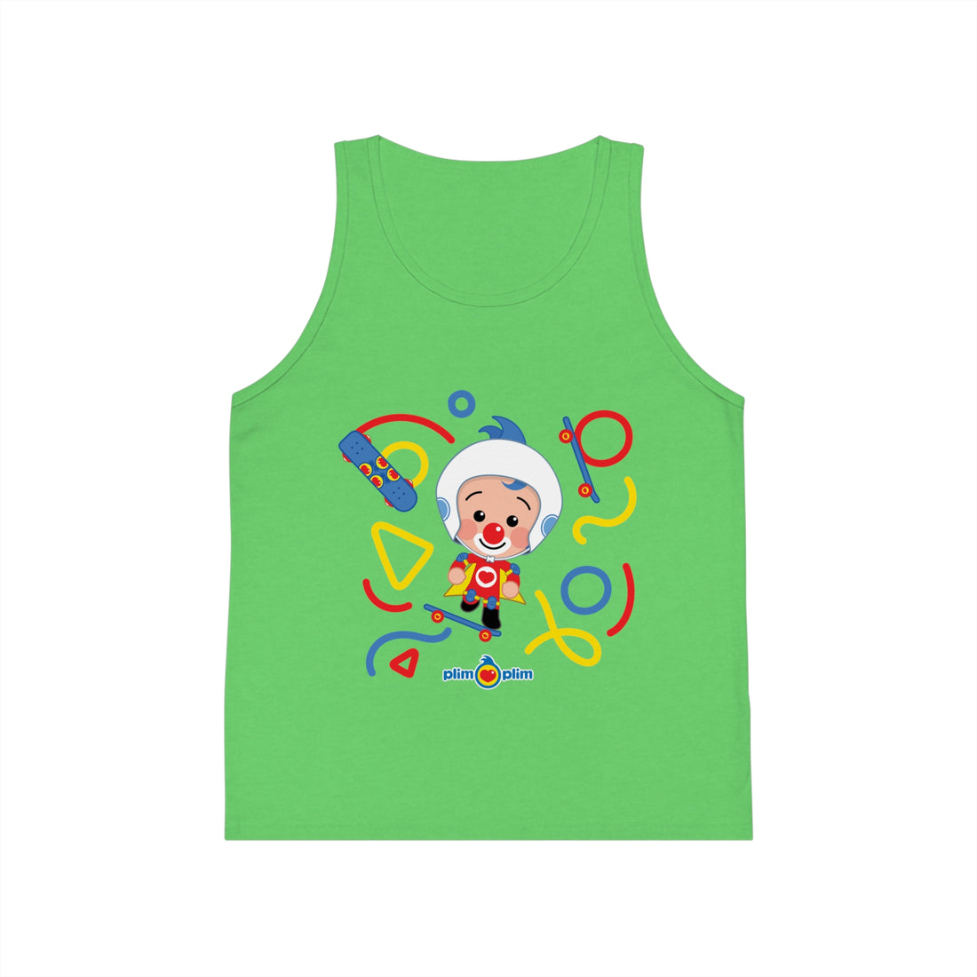 Plim Plim Camiseta de Tirantes de Niños Patineta