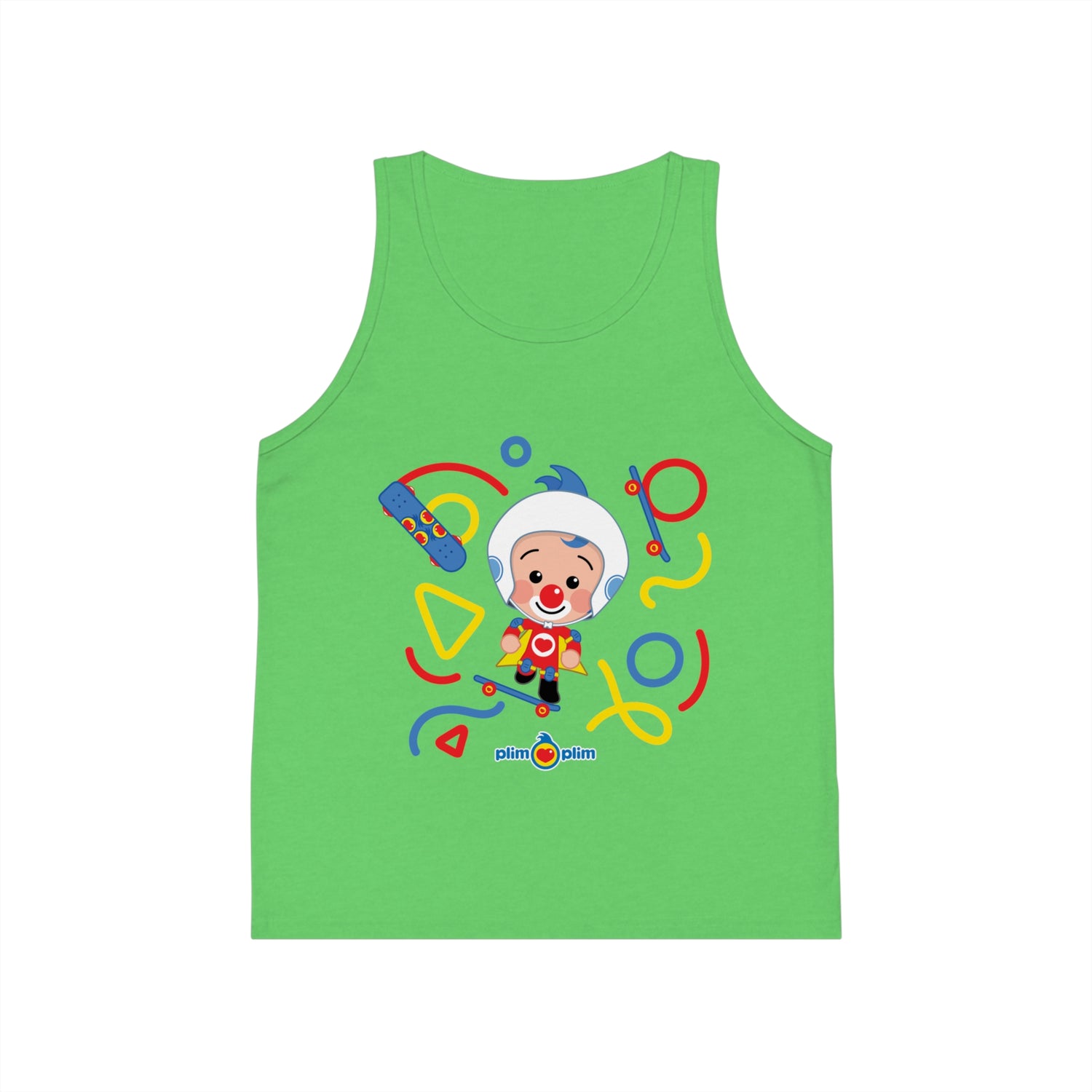 Plim Plim Camiseta de Tirantes de Niños Patineta