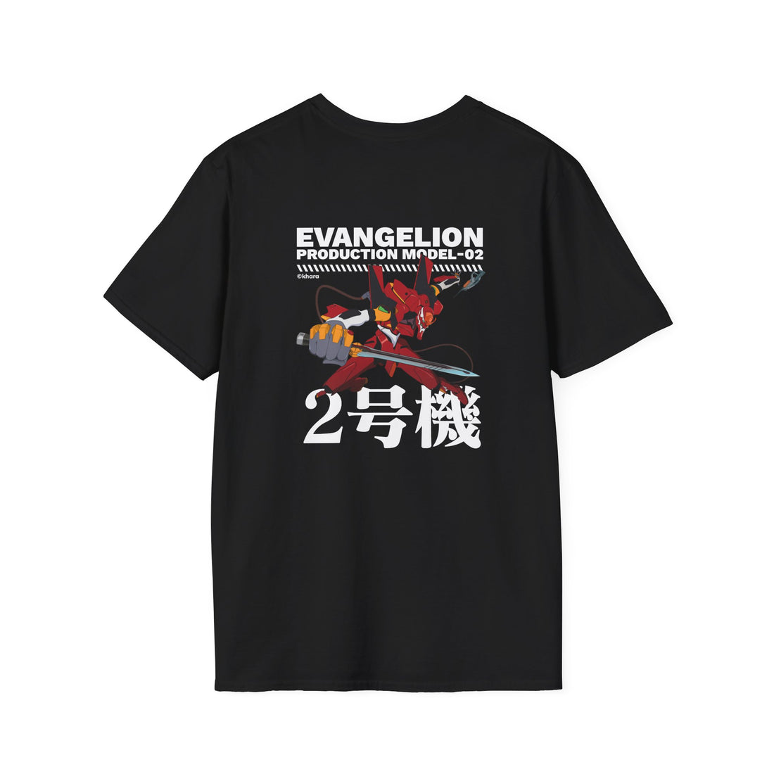 EVANGELION 2.22 - "Evangelion Production Model-02" T-Shirt – official Evangelion licensed merch (view 4)