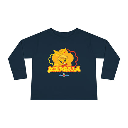 Plim Plim Camiseta Manga Larga de Niños Acuarella