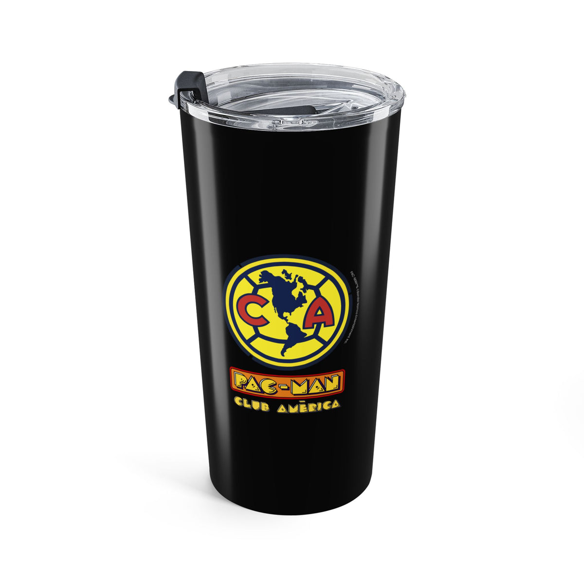 Club América x PAC-MAN Tumbler 20oz – official Club América x PAC-MAN licensed merch (view 4)