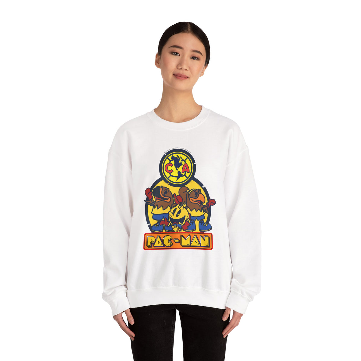 Club América x PAC-MAN - Sweatshirt – official Club América x PAC-MAN licensed merch