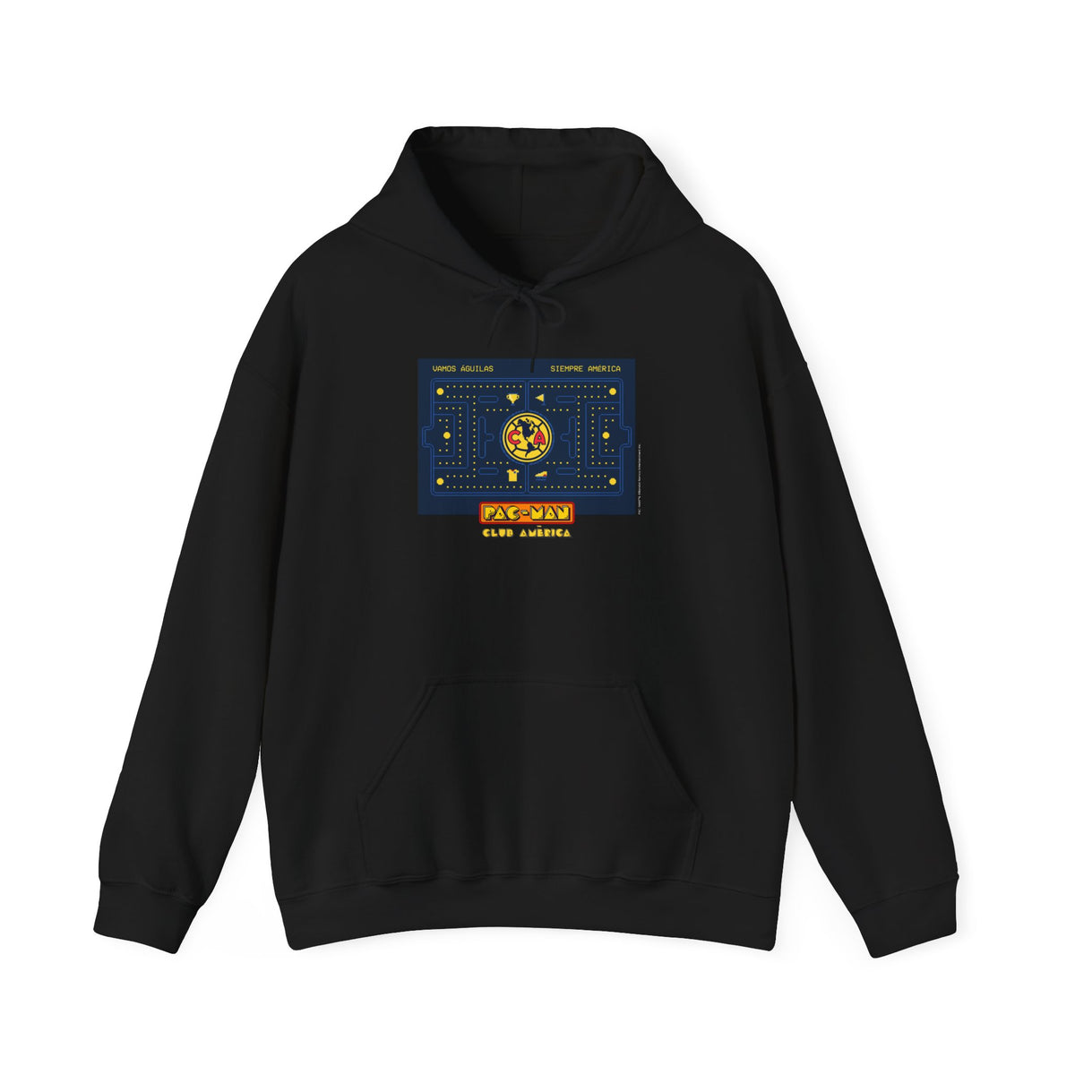 Club América x PAC-MAN - Hooded Sweatshirt – official Club América x PAC-MAN licensed merch (view 4)