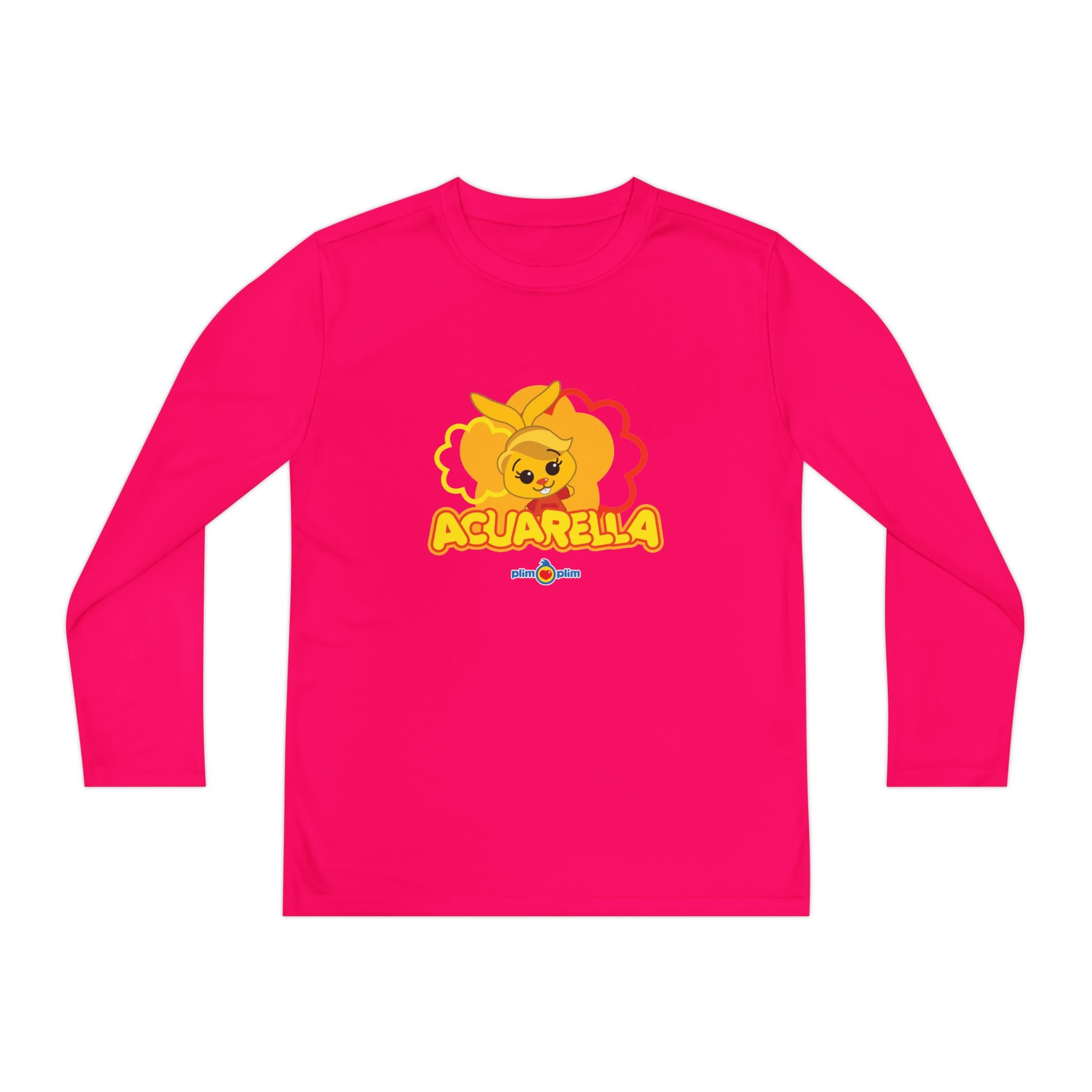 Plim Plim Camiseta Juvenil Manga Larga Acuarella