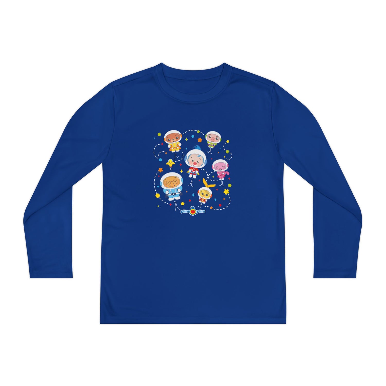 Plim Plim Camiseta Juvenil Manga Larga Astronautas