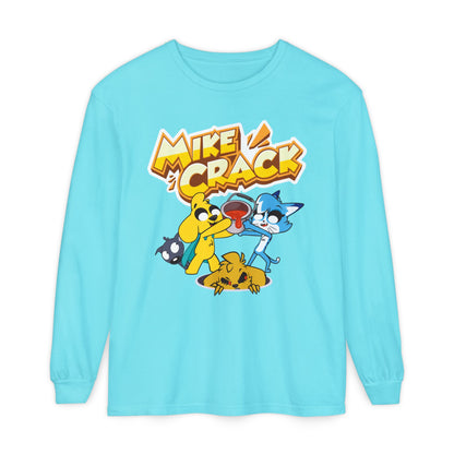 Camiseta de manga larga unisex Mikecrack 
