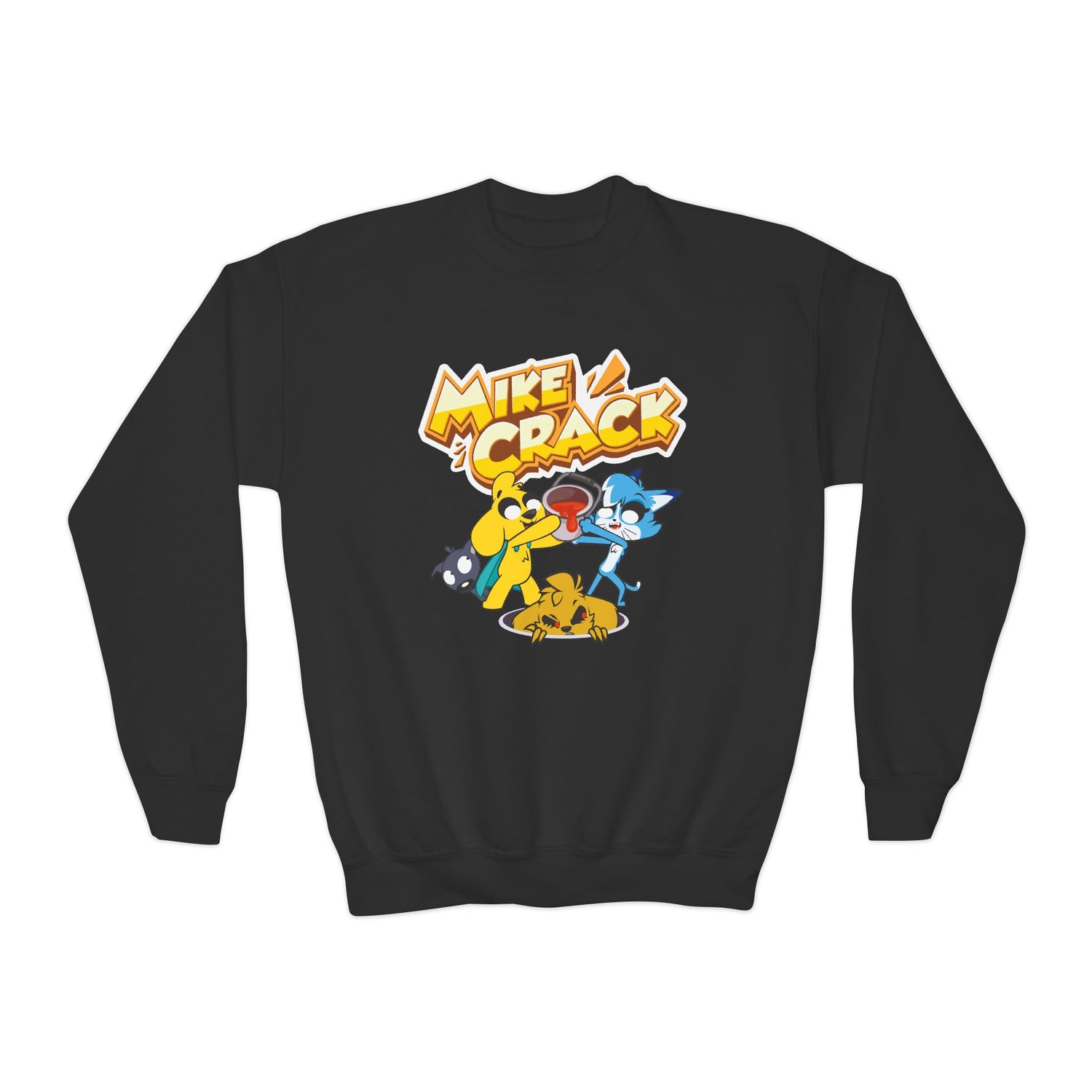 Mikecrack Youth Crew Neck Sweatshirt