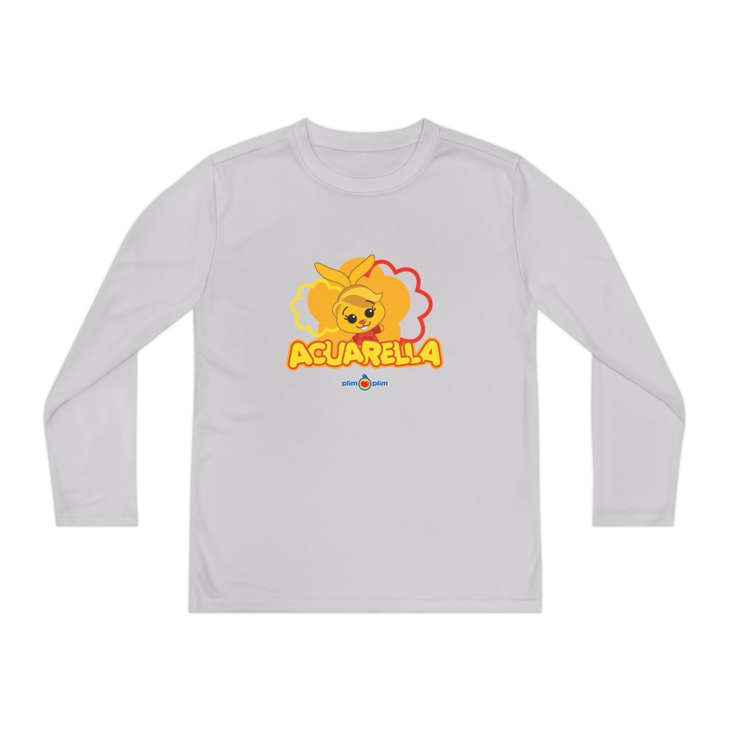 Plim Plim Camiseta Juvenil Manga Larga Acuarella
