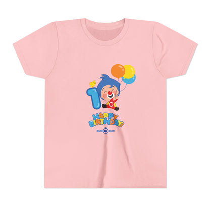 Plim Plim Camiseta Juvenil de Manga Corta Cumple 1