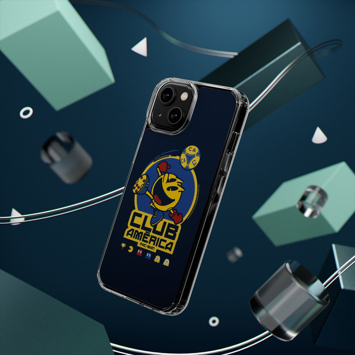 Club América x PAC-MAN – Funda transparente para celular