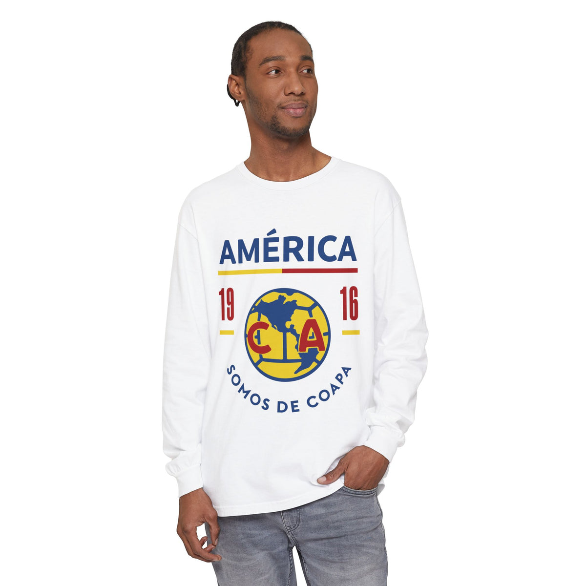 Club América Retro Long Sleeve T-Shirt - Unisex Soccer Fan Apparel – official Club América licensed merch