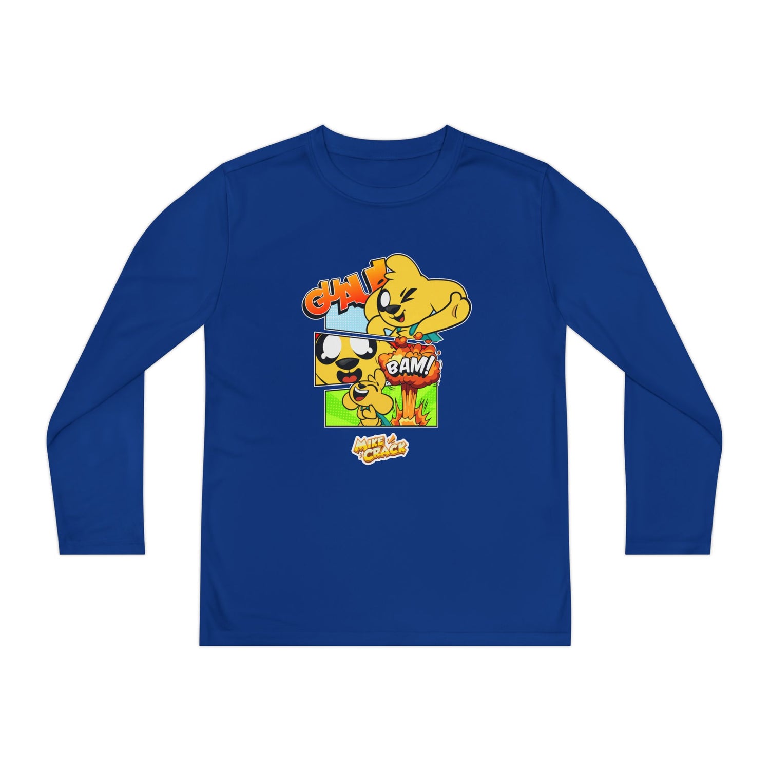 Camiseta deportiva juvenil de manga larga Mikecrack 