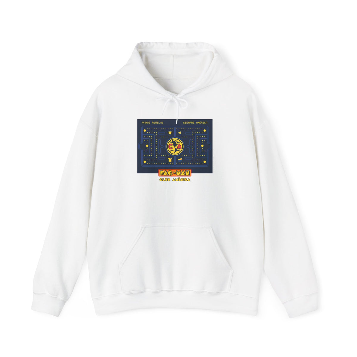 Club América x PAC-MAN - Hooded Sweatshirt – official Club América x PAC-MAN licensed merch (view 3)