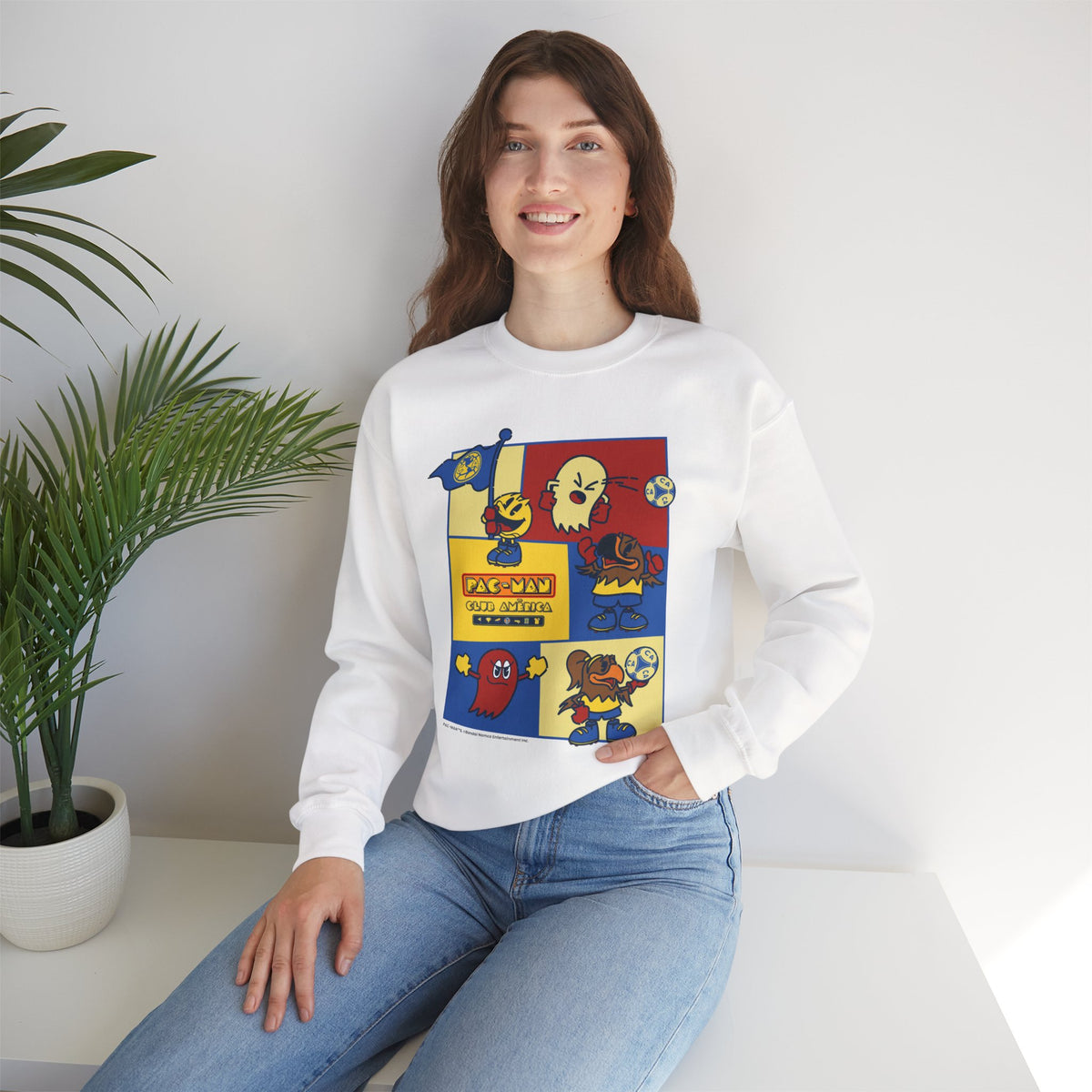 Club América x PAC-MAN - Sweatshirt – official Club América x PAC-MAN licensed merch (view 2)
