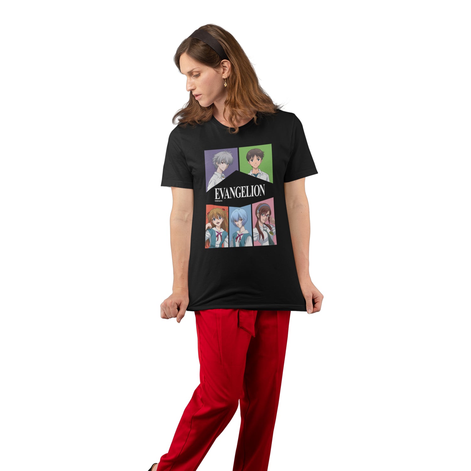 EVANGELION 2.22 - "All pilots on school" T-Shirt