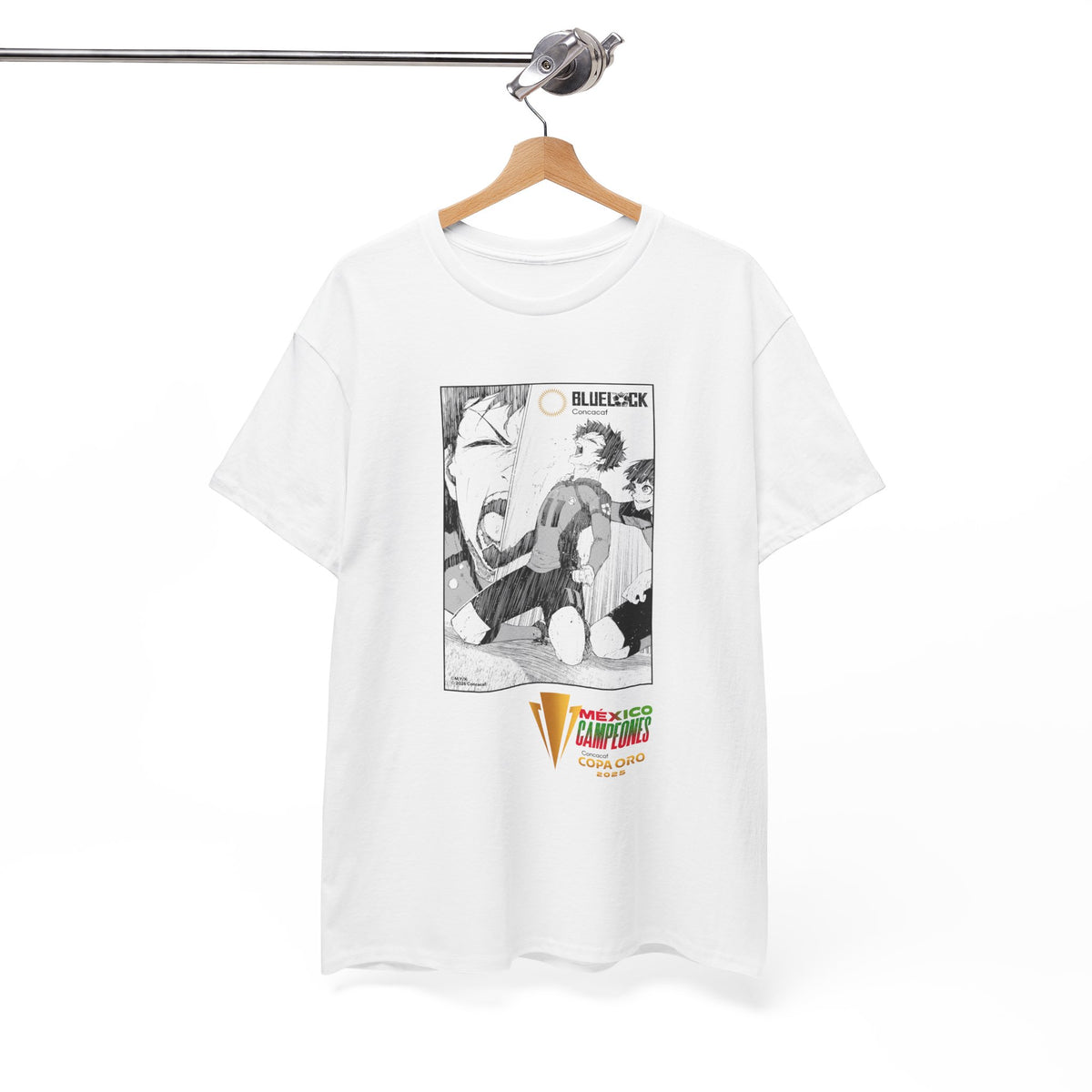 Concacaf x BLUE LOCK - "Mexico Champions Gold Cup 2025" T-shirt Tee – Where Soccer Meets – official Blue Lock x Concacaf licensed merch (view 4)