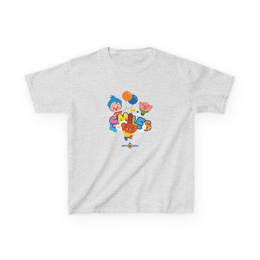 Plim Plim Camiseta para Niños de Algodón Grueso Smiles