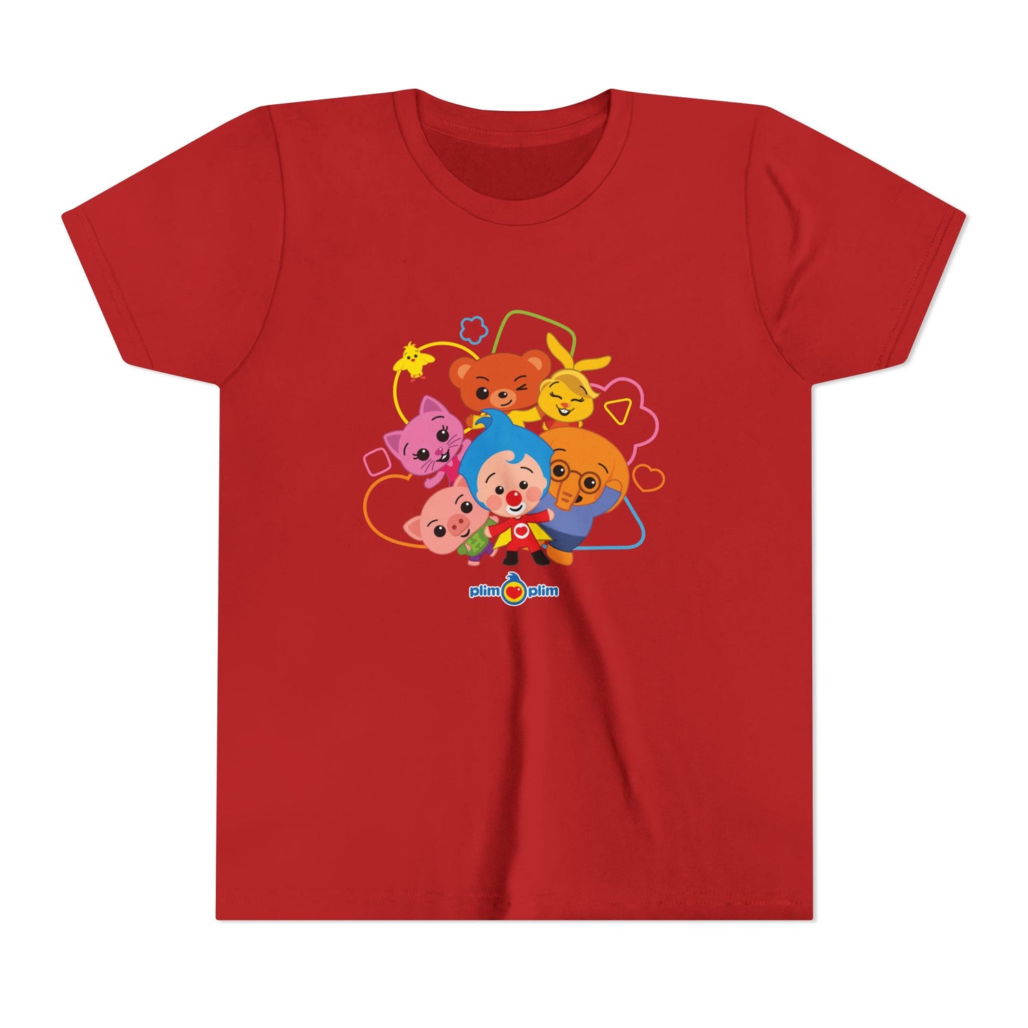 Plim Plim Camiseta Juvenil de Manga Corta Amigos
