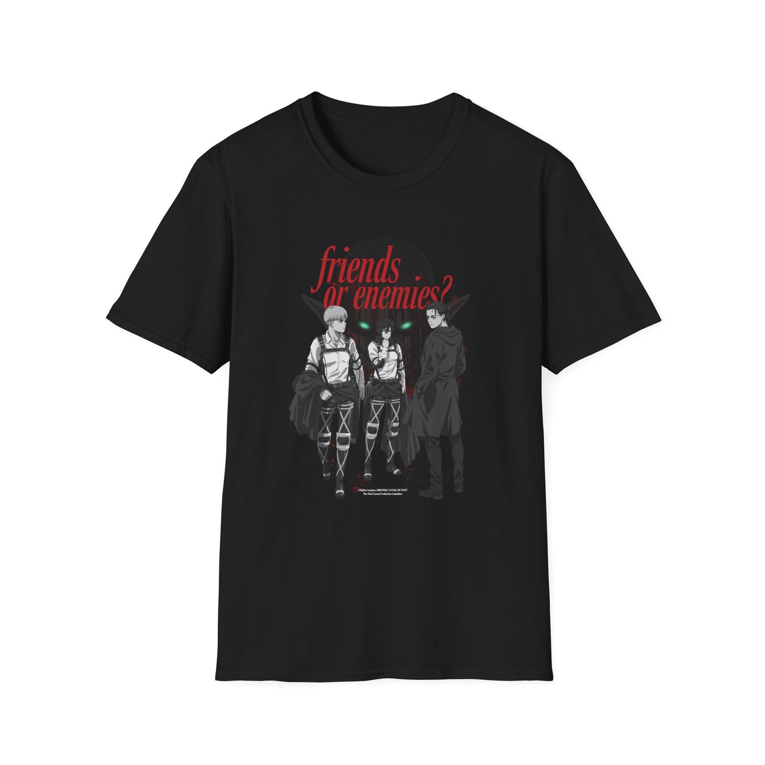 Attack on Titan Final Season - "Friends or Enemies?" T-shirt