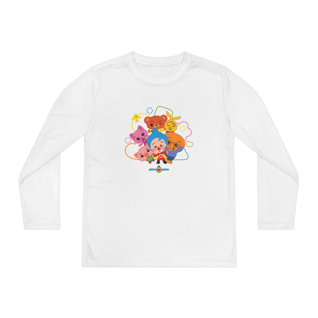 Plim Plim Camiseta Juvenil Manga Larga Amigos