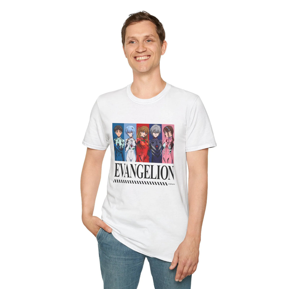 EVANGELION 2.22 - "All pilots reunited" T-Shirt – official Evangelion licensed merch