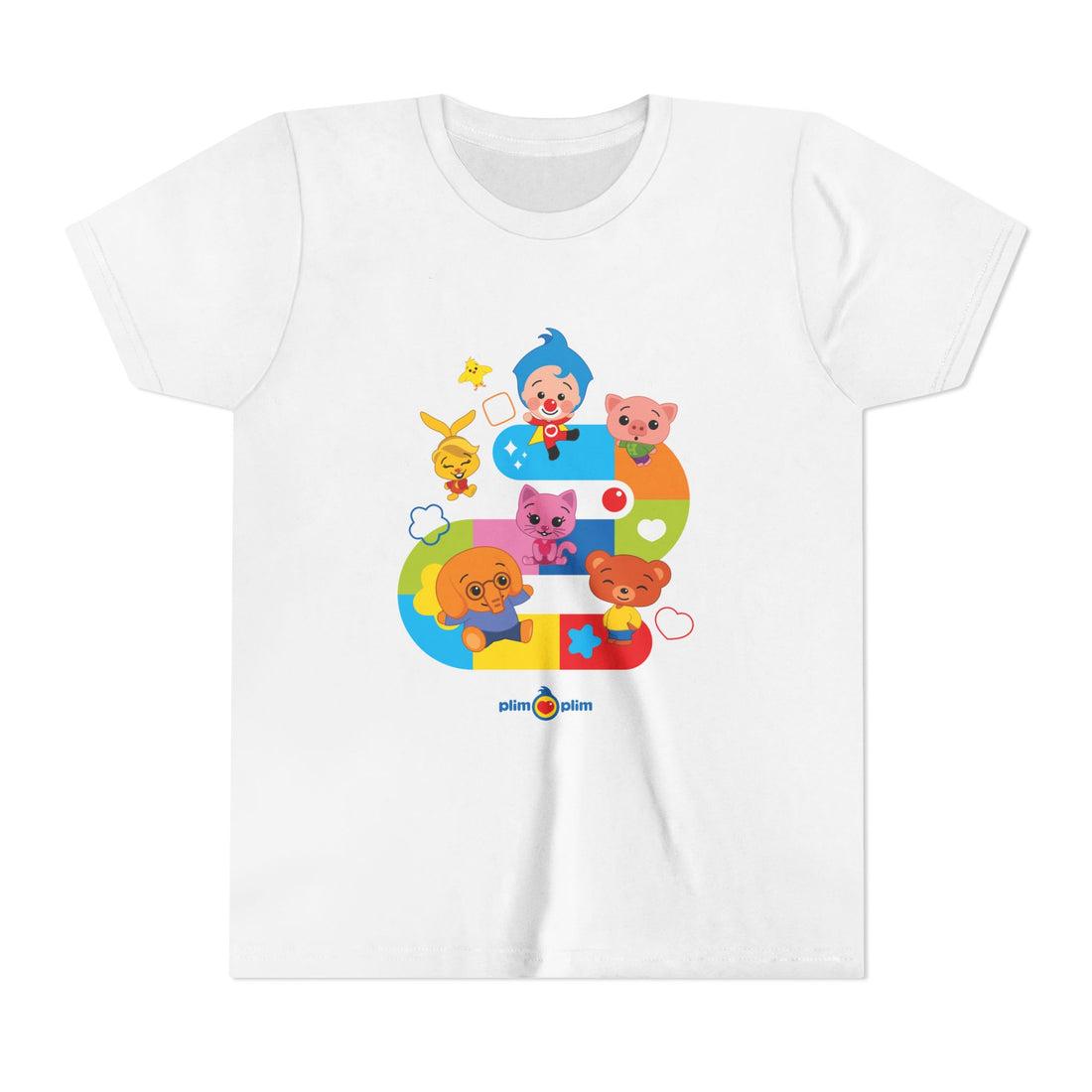 Plim Plim Camiseta Juvenil de Manga Corta Juego