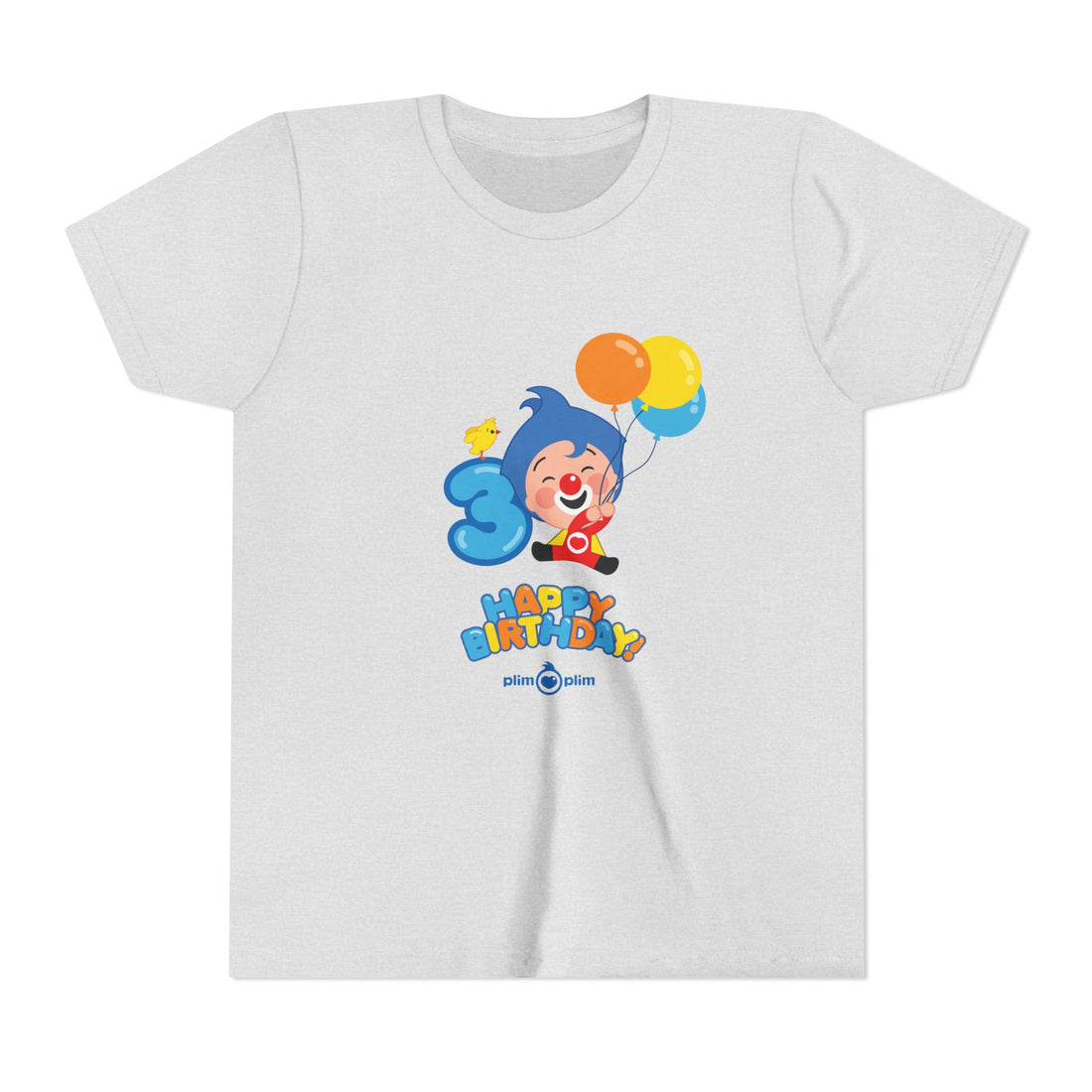 Plim Plim Camiseta Juvenil de Manga Corta Cumple 3