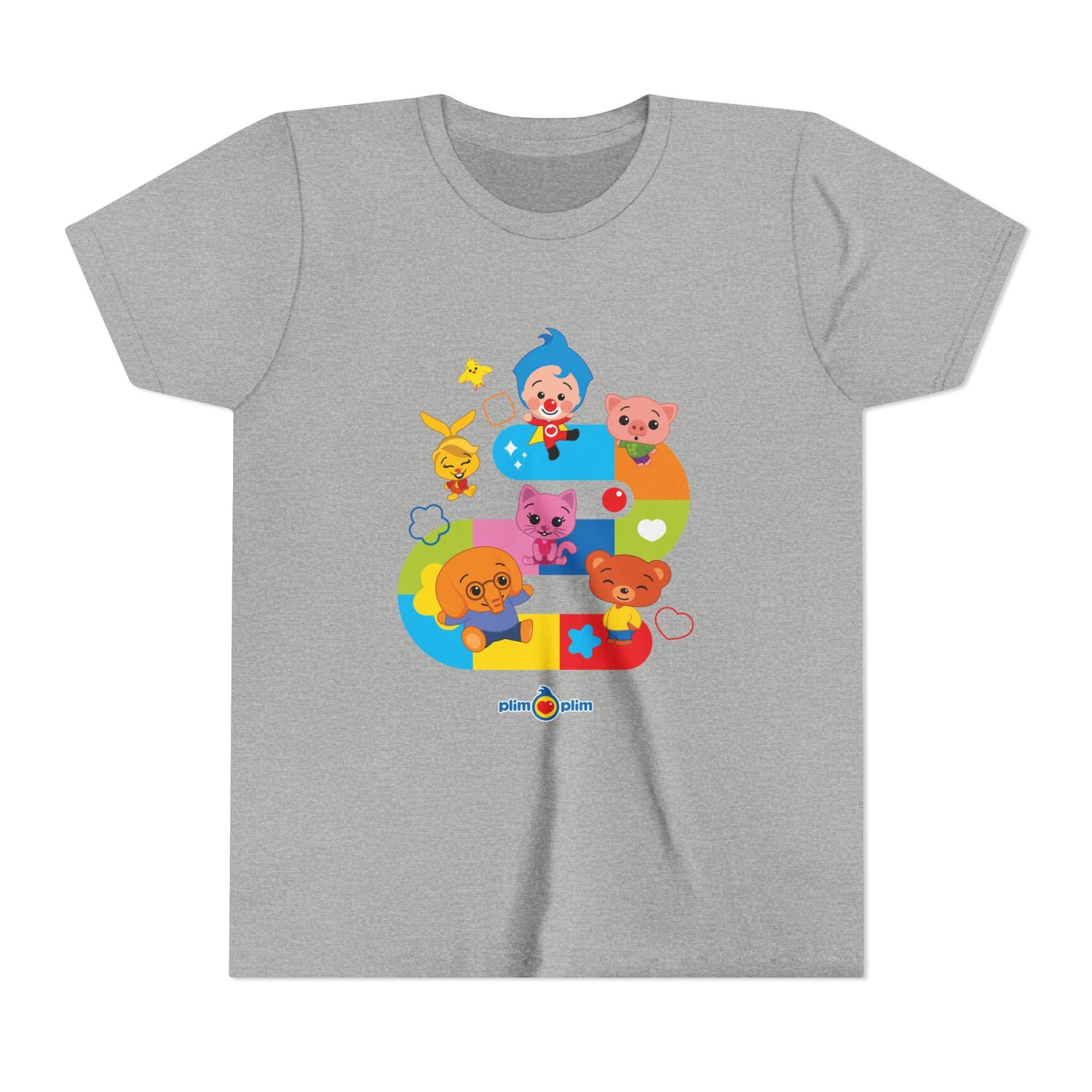 Plim Plim Camiseta Juvenil de Manga Corta Juego