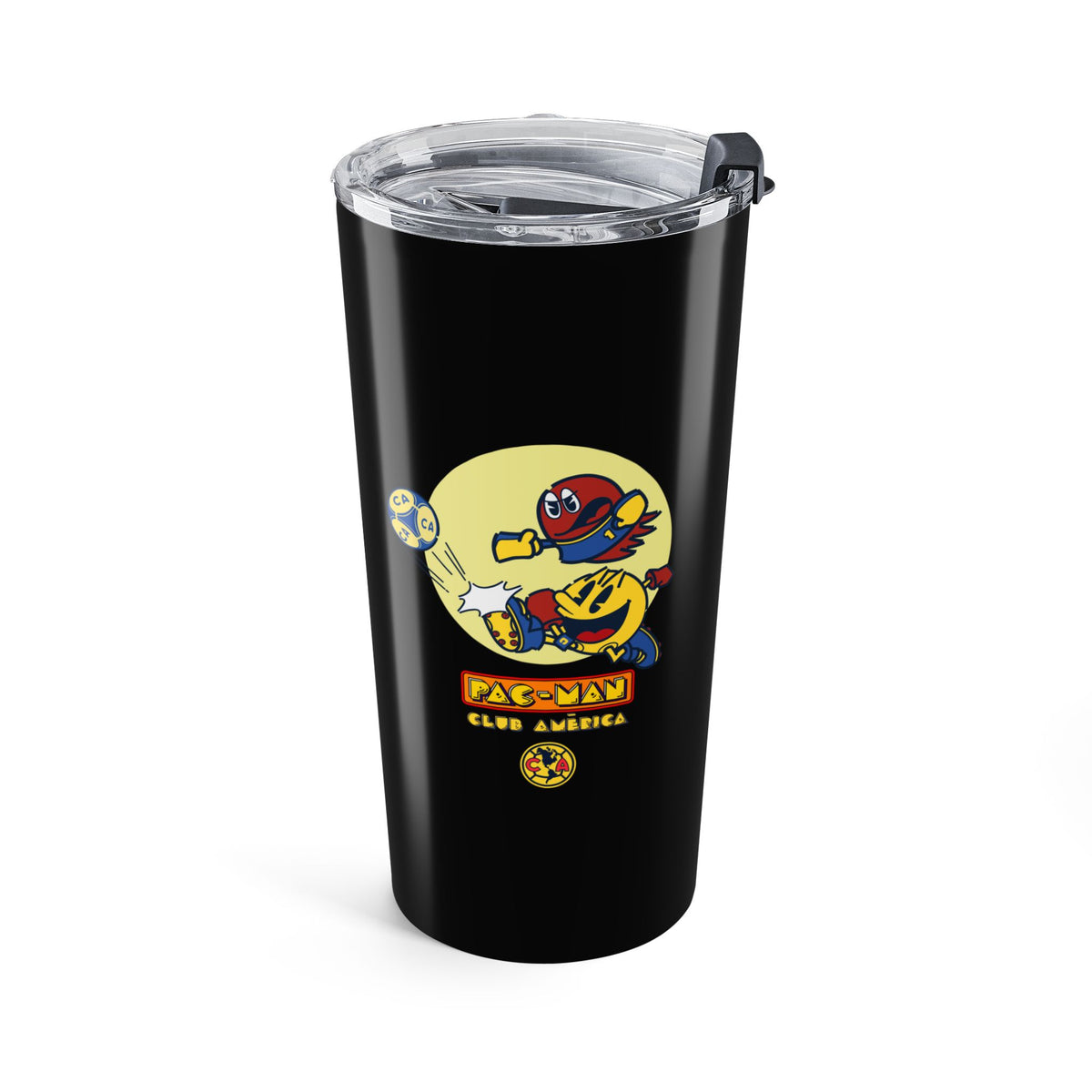 Club América x PAC-MAN Tumbler 20oz – official Club América x PAC-MAN licensed merch