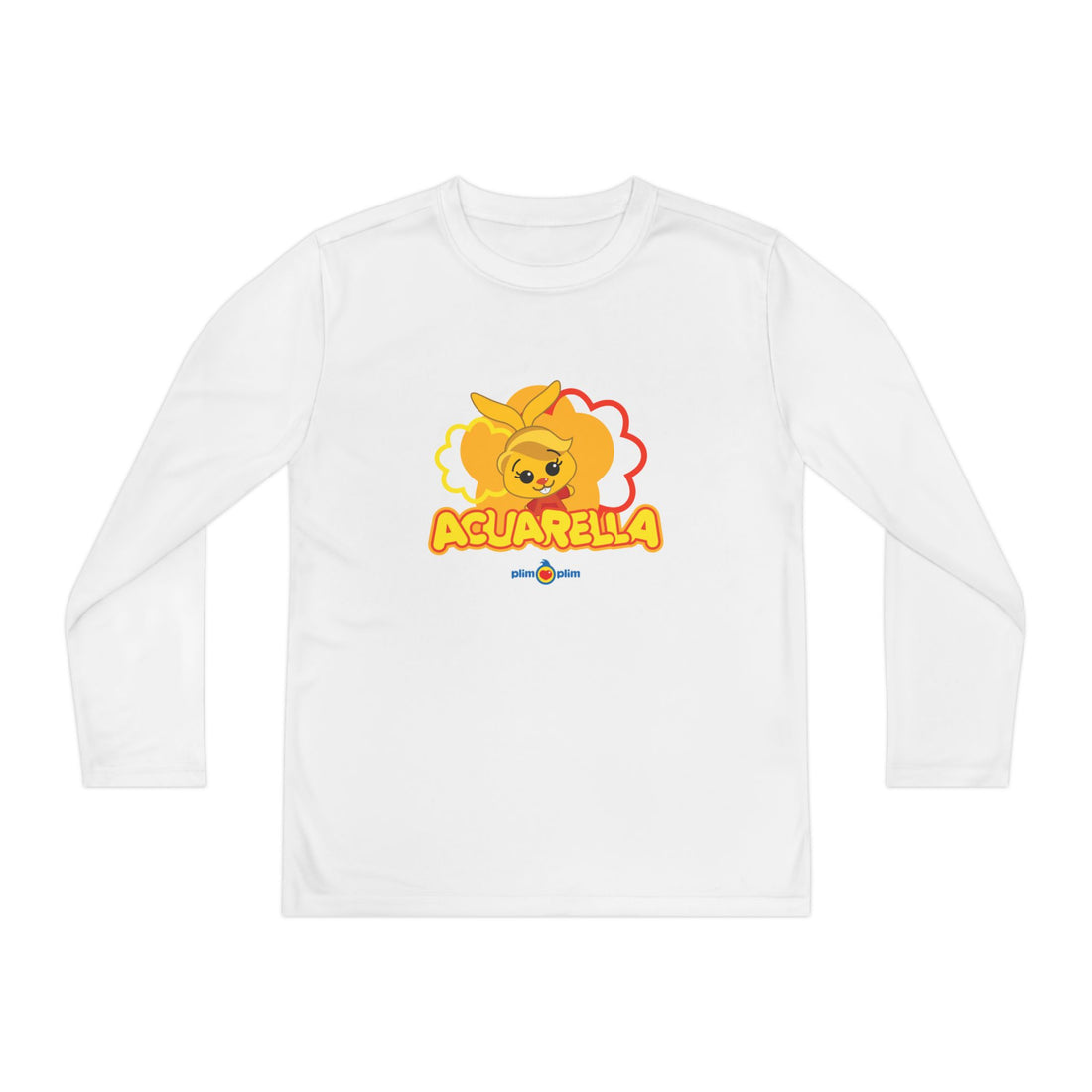 Plim Plim Camiseta Juvenil Manga Larga Acuarella