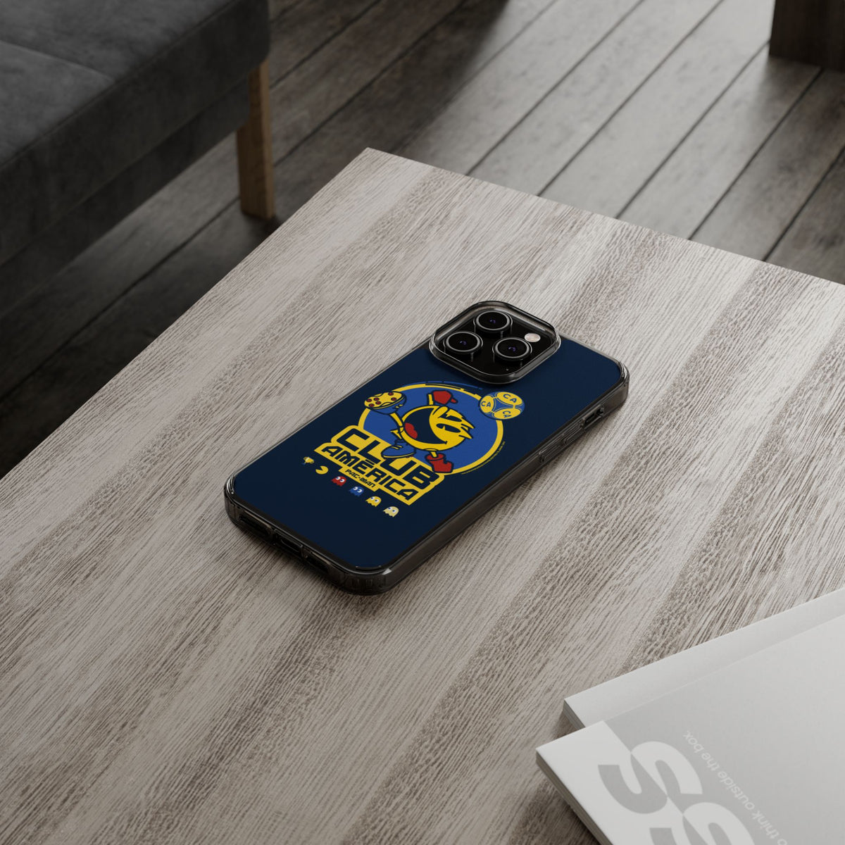 Club América x PAC-MAN – Funda transparente para celular