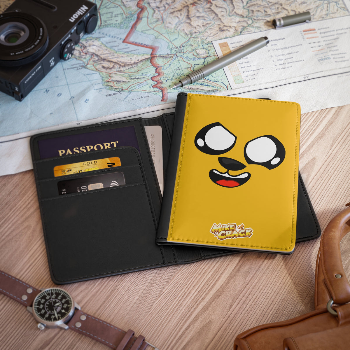 Mikecrack - Funda para pasaporte