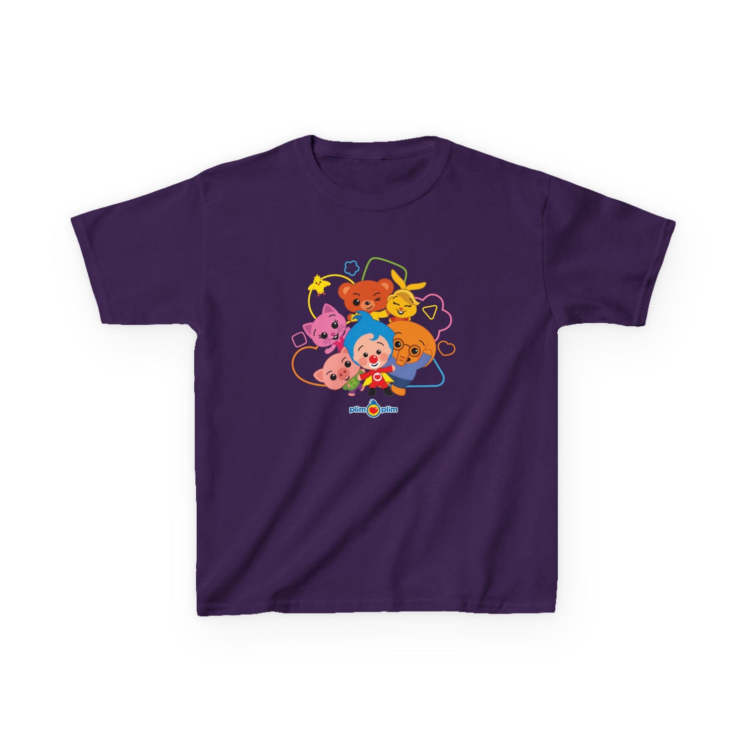 Plim Plim Camiseta para Niños de Algodón Grueso Amigos