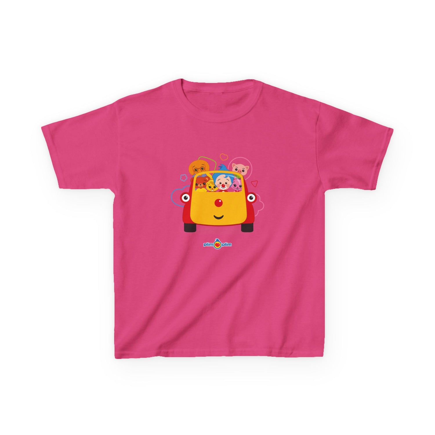 Plim Plim Camiseta para Niños de Algodón Grueso Todos con Tuni