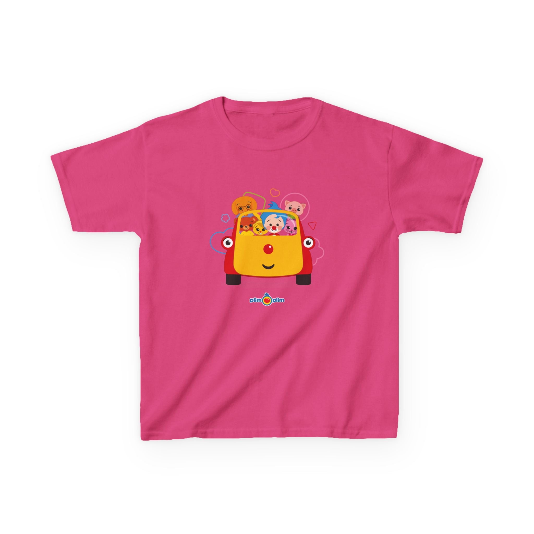 Plim Plim Camiseta para Niños de Algodón Grueso Todos con Tuni
