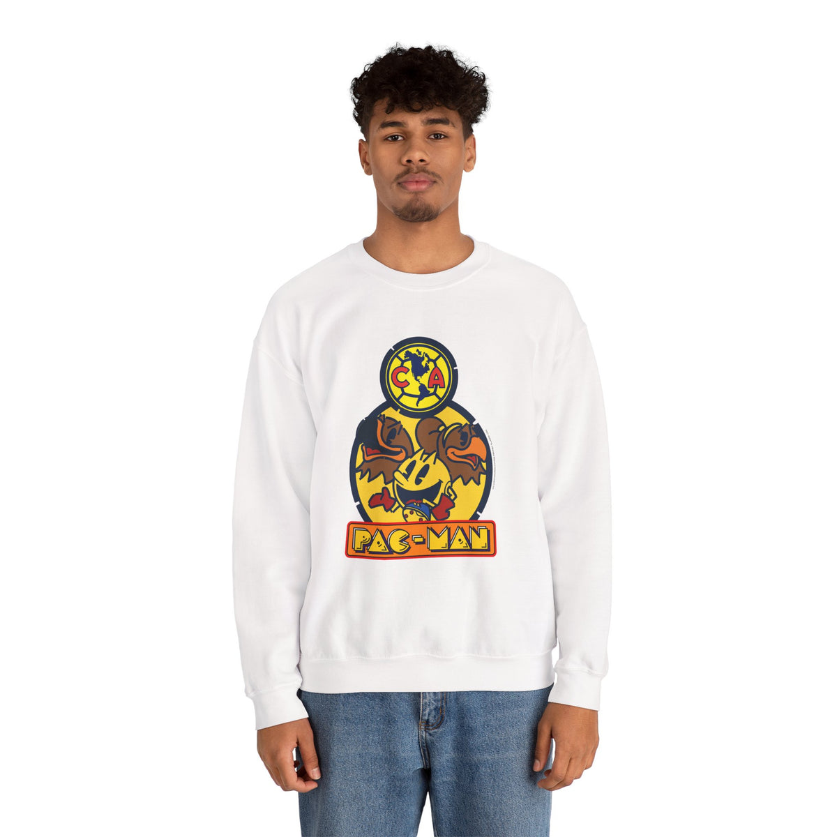 Club América x PAC-MAN - Sweatshirt – official Club América x PAC-MAN licensed merch