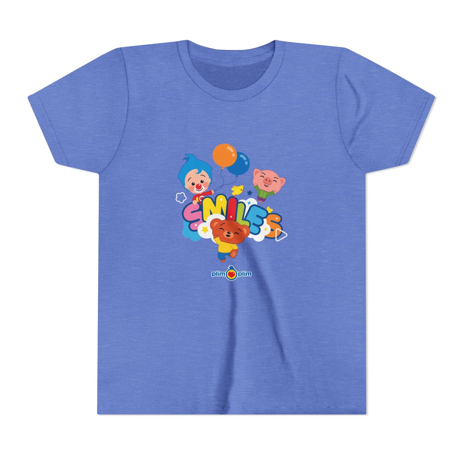 Plim Plim Camiseta Juvenil de Manga Corta Smiles