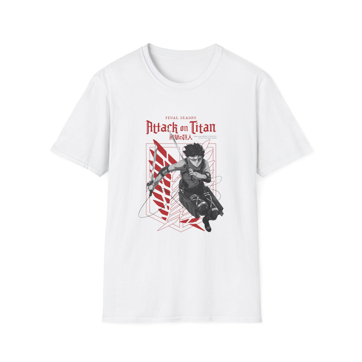 Attack on Titan Final Season - "Levi Ackerman" T-shirt – official Attack on Titan licensed merch (view 3)