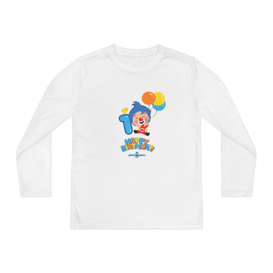 Plim Plim Camiseta Juvenil Manga Larga Cumple 1