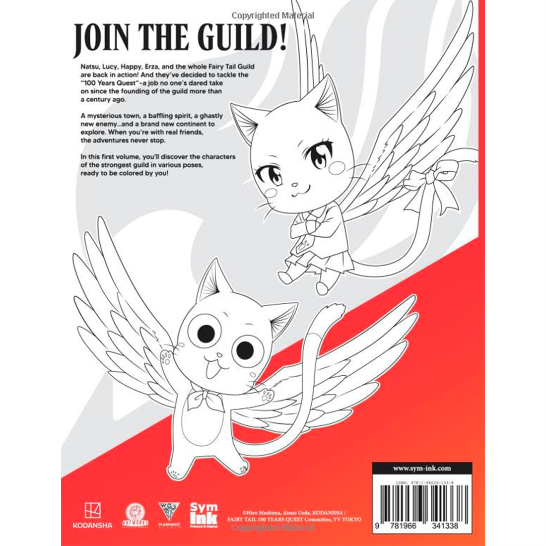 FAIRY TAIL 100 YEARS QUEST: the Official Coloring Book Vol. 1 – official Fairy Tail licensed merch (view 2)