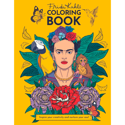 Frida Kahlo - Official Coloring Book: A Journey Through 64 Pages of Art