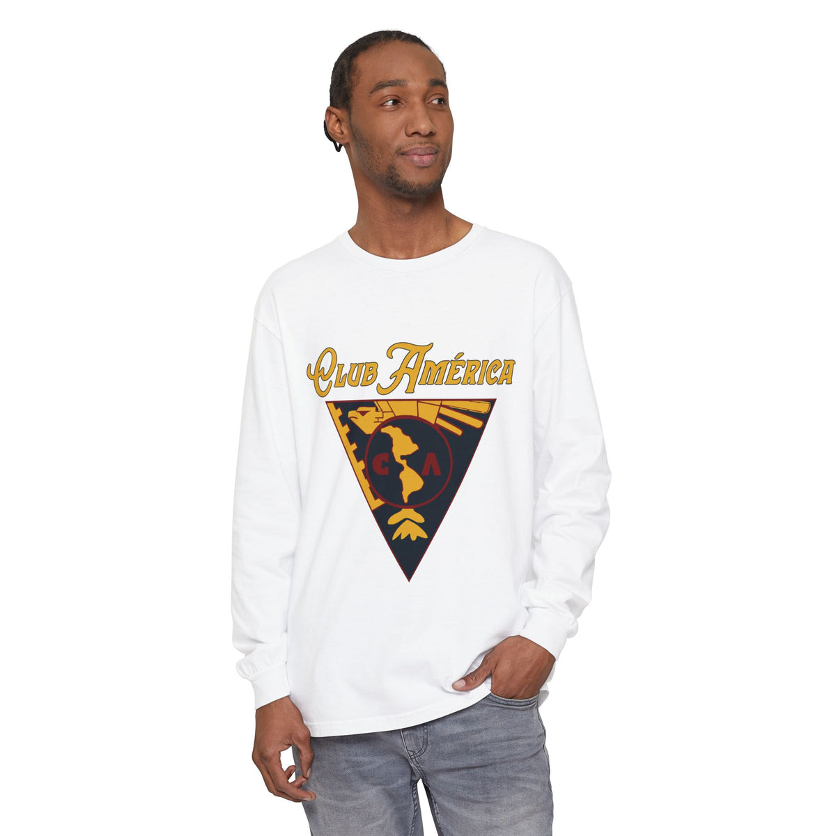 Club América Retro Long Sleeve T-Shirt - Unisex Soccer Fan Apparel – official Club América licensed merch